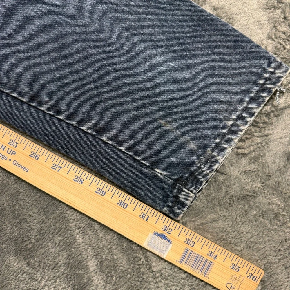 Wrangler‎ Hero Jeans Mens 31x32 Dark Wash Straight Leg Denim Blue